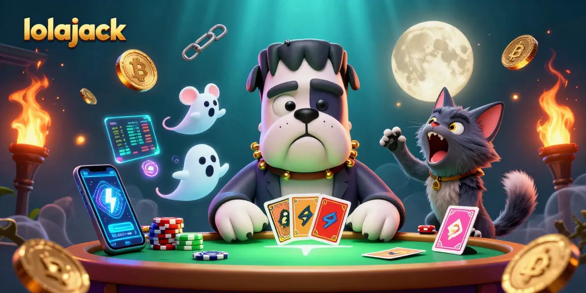 Experience thrilling gameplay with lolajack in a vibrant casino scene featuring unique characters and rich elements.