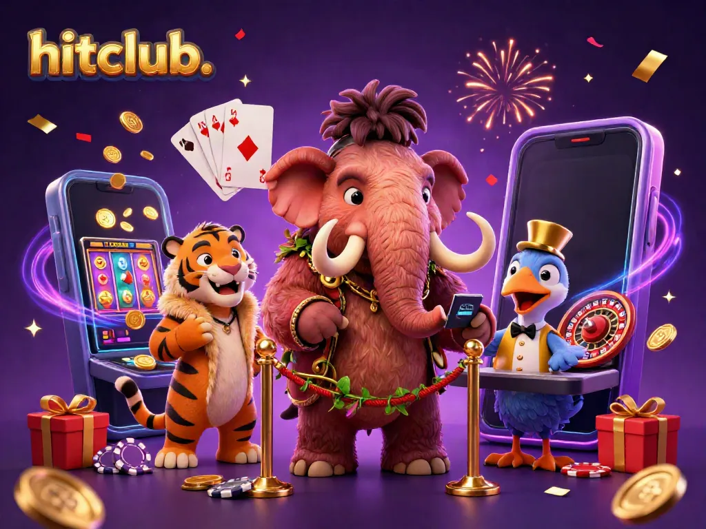 Join the hitclub. experience with vibrant games, a lively casino atmosphere, and excitement.